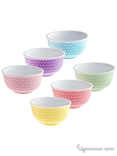 Набор салатниц, 6 предметов Loraine