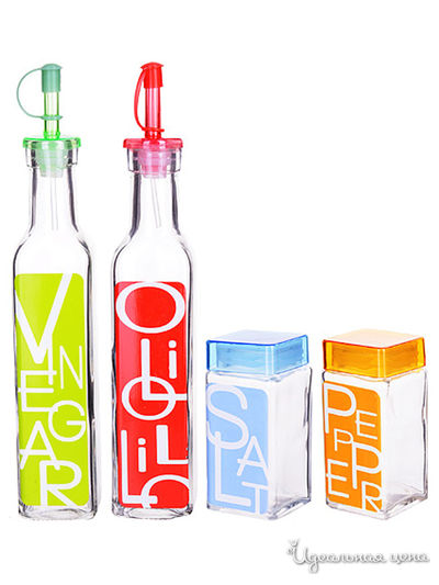 Набор из бутылок и баночек для специй Loraine