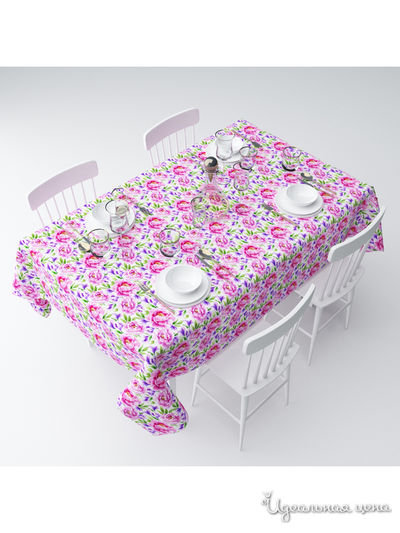 Скатерть "Насыщенность", 145*120 см Сирень, цвет мультиколор