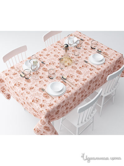Скатерть "Подарки", 145*120 см Сирень, цвет мультиколор