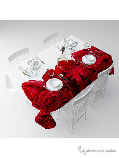 Скатерть "Красный бархат", 145*220 см Сирень, цвет мультиколор