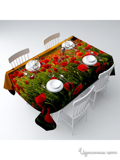 Скатерть "Природа на закате", 145*120 см Сирень, цвет мультиколор