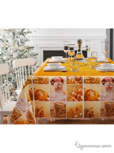 Скатерть "Ангелочек", 145*120 см Сирень, цвет мультиколор