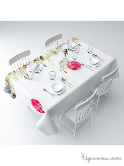 Скатерть "Нарядное оформление", 145*120 см Сирень, цвет мультиколор