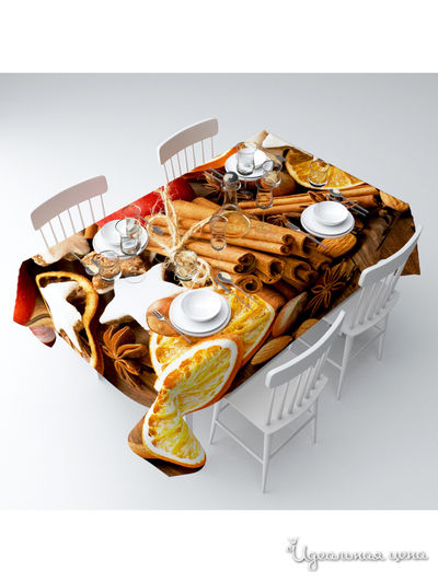 Скатерть "Пряный аромат", 145*220 см Сирень, цвет мультиколор