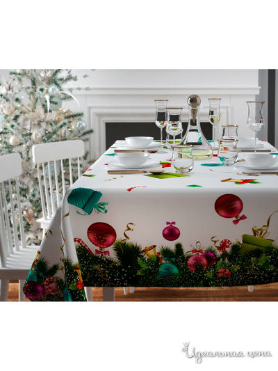 Скатерть "Праздник в доме", 145*120 см Сирень, цвет мультиколор