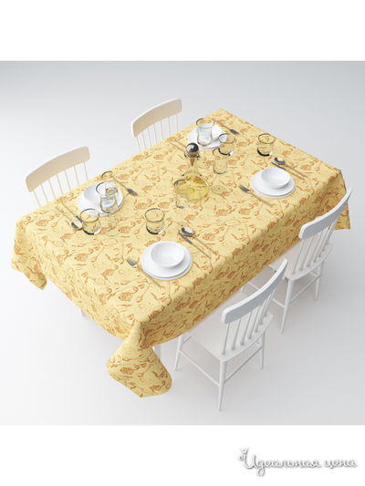Скатерть "Выпечка", 145*220 см Сирень, цвет мультиколор