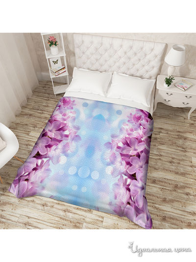 Покрывало "Цветки сирени", Евро Сирень, цвет мультиколор
