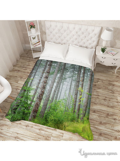 Покрывало "Окрасы леса", Евро Сирень, цвет мультиколор