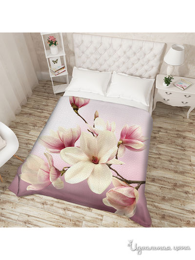 Покрывало "Цветок любви", Евро Сирень, цвет мультиколор