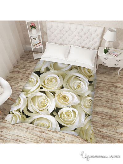 Покрывало "Душистые розы", Евро Сирень, цвет мультиколор