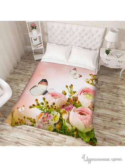 Покрывало "Утонченный букет", Евро Сирень, цвет мультиколор