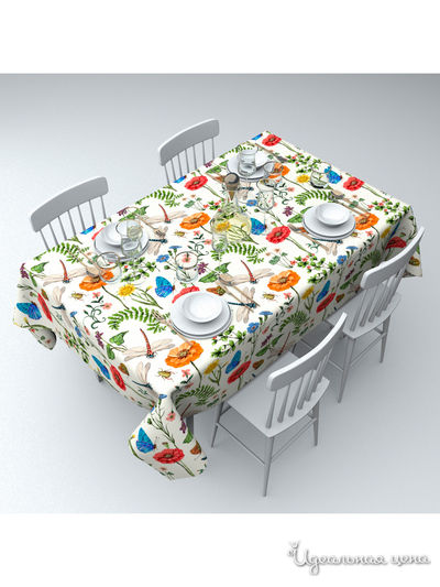 Скатерть "Летняя коллекция", 145*120 см Сирень, цвет мультиколор