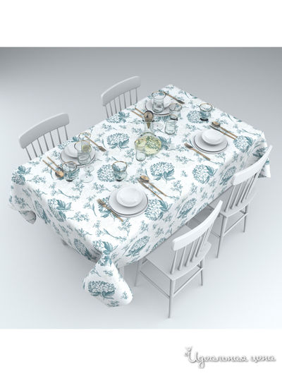 Скатерть "Свежесть", 145*220 см Сирень, цвет мультиколор