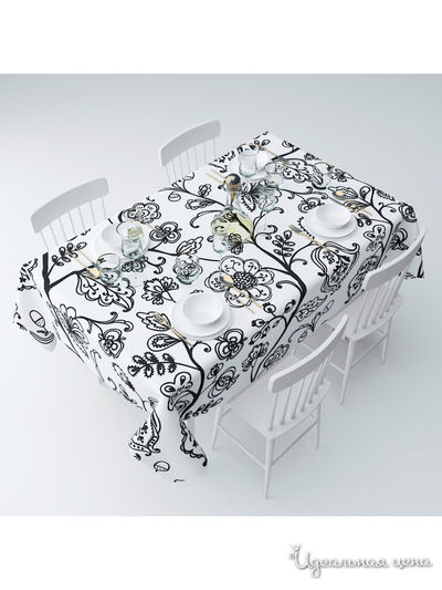 Скатерть "Бендико", 145*220 см Сирень, цвет мультиколор