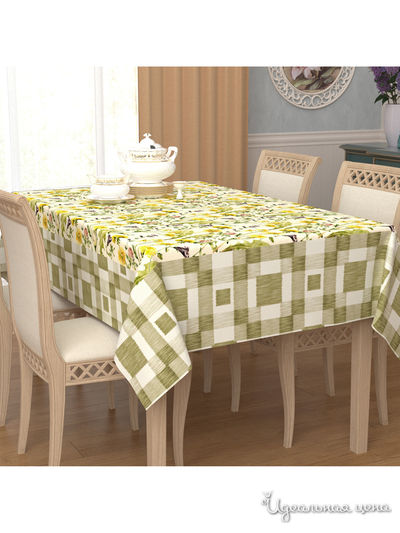 Скатерть, 145*120 см Сирень, цвет мультиколор