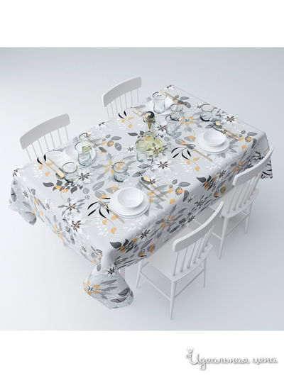 Скатерть "Северянка", 145*120 см Сирень, цвет мультиколор
