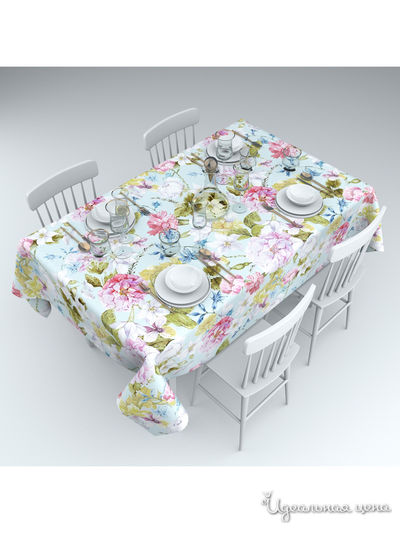 Скатерть "Пастель", 145*220 см Сирень, цвет мультиколор