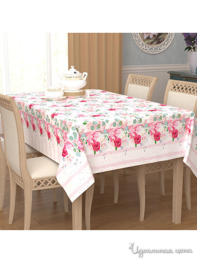 Скатерть, 145*120 см Сирень, цвет мультиколор