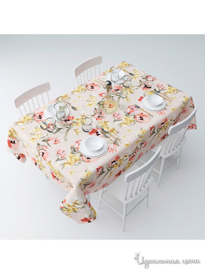 Скатерть "Алюция", 145*120 см Сирень, цвет мультиколор