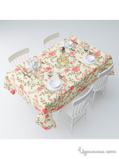 Скатерть "Розетта", 145*220 см Сирень, цвет мультиколор