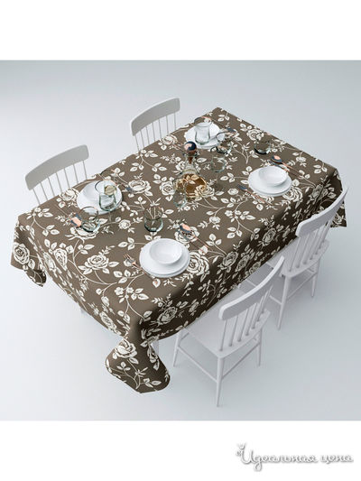 Скатерть "Вальс цветов", 145*220 см Сирень, цвет мультиколор
