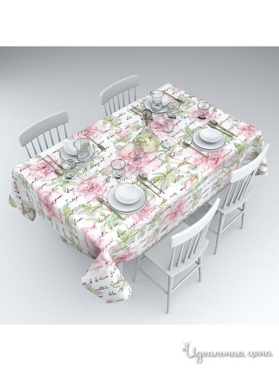 Скатерть "Демина", 145*220 см Сирень, цвет мультиколор