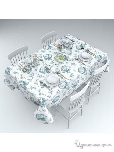 Скатерть "Свежесть", 145*120 см Сирень, цвет мультиколор