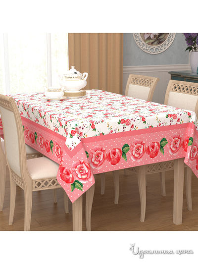 Скатерть, 145*120 см Сирень, цвет мультиколор
