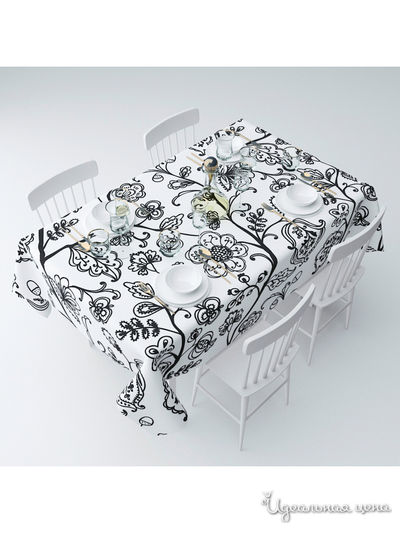Скатерть "Бендико", 145*120 см Сирень, цвет мультиколор