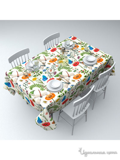 Скатерть "Летняя коллекция", 145*220 см Сирень, цвет мультиколор