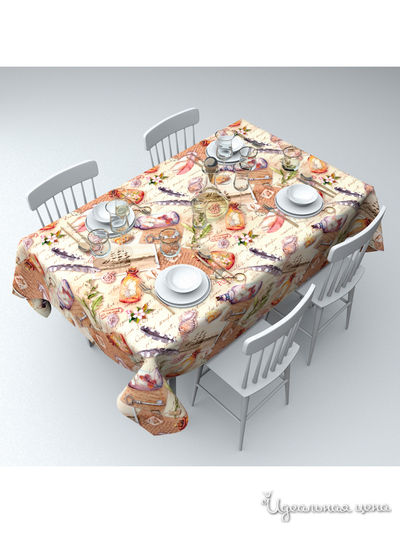 Скатерть "Коллекционер", 145*220 см Сирень, цвет мультиколор