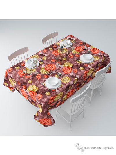 Скатерть "Жанет", 145*120 см Сирень, цвет мультиколор