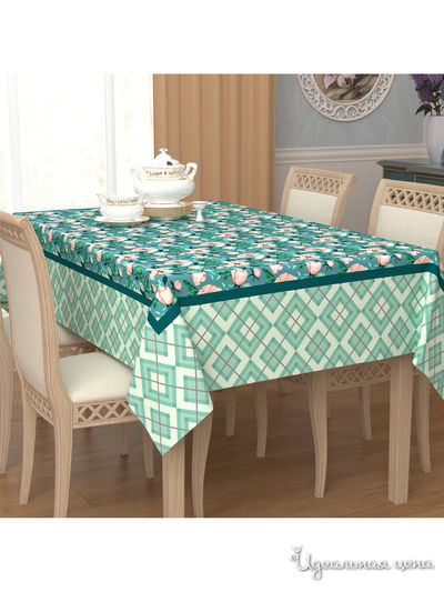 Скатерть, 145*120 см Сирень, цвет мультиколор