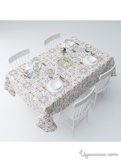 Скатерть "Восток", 145*220 см Сирень, цвет мультиколор