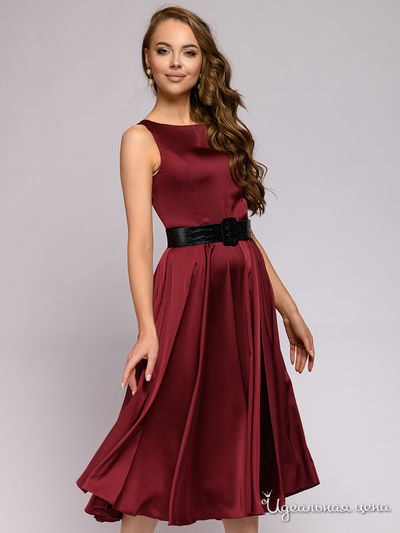 Платье 1001 DRESS, цвет бордовый