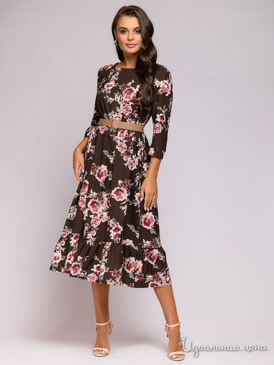 Платье 1001 DRESS, цвет коричневый