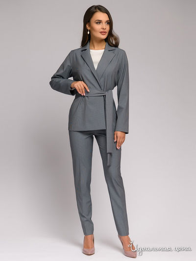 Брюки 1001 DRESS, цвет серый