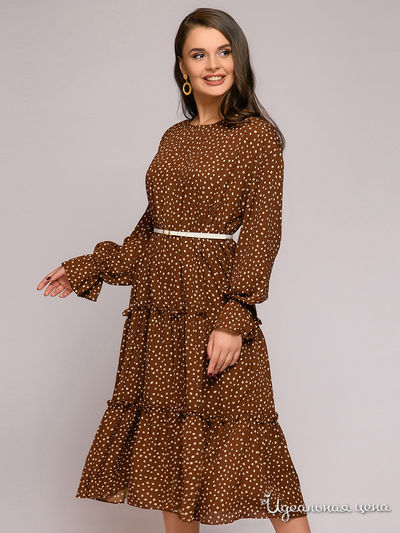 Платье 1001 DRESS, цвет коричневый