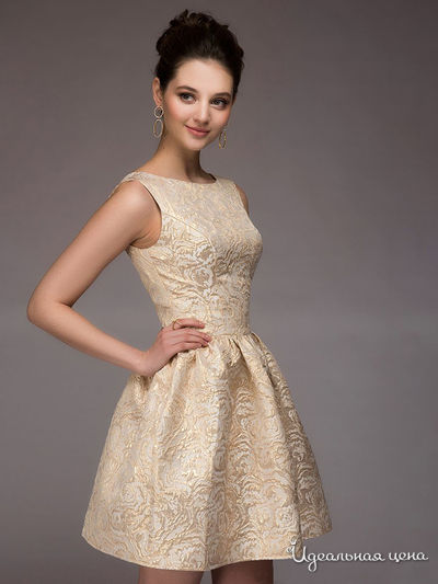 Платье 1001 DRESS, цвет золотой