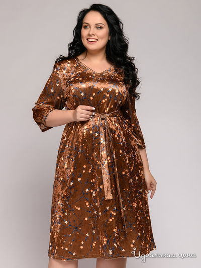 Платье 1001 DRESS, цвет коричневый