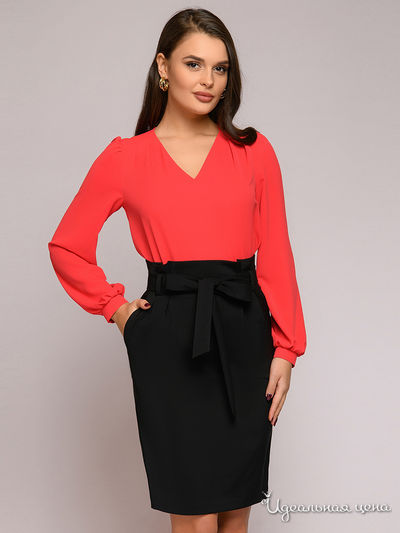 Блуза 1001 DRESS, цвет коралловый