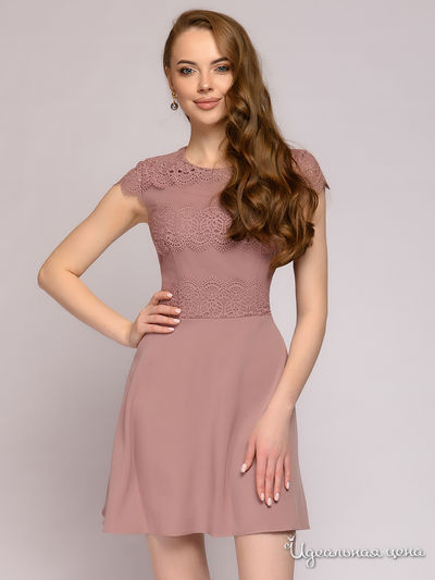 Платье 1001 DRESS, цвет розовый