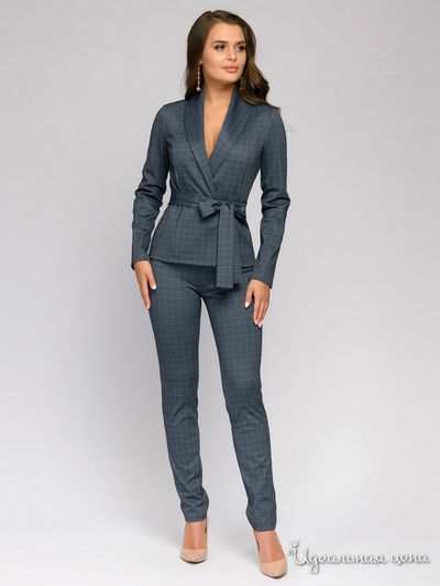 Брюки 1001 DRESS, цвет серый