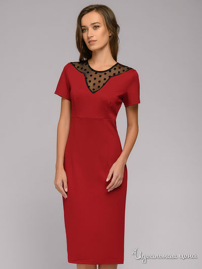 Платье 1001 DRESS, цвет бордовый