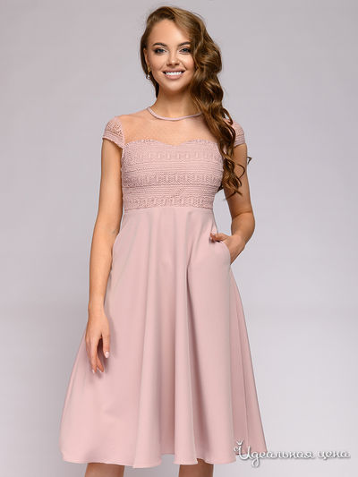 Платье 1001 DRESS, цвет розовый