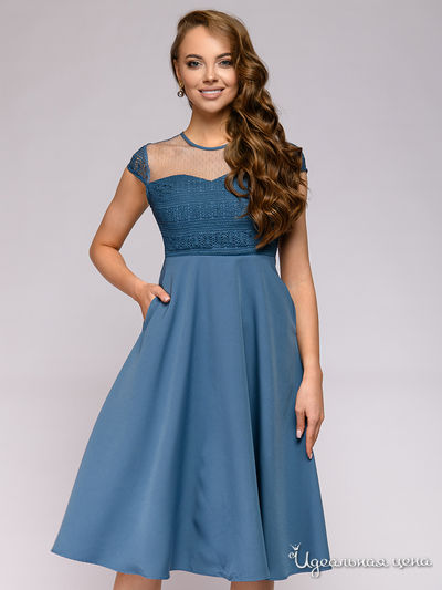 Платье 1001 DRESS, цвет синий