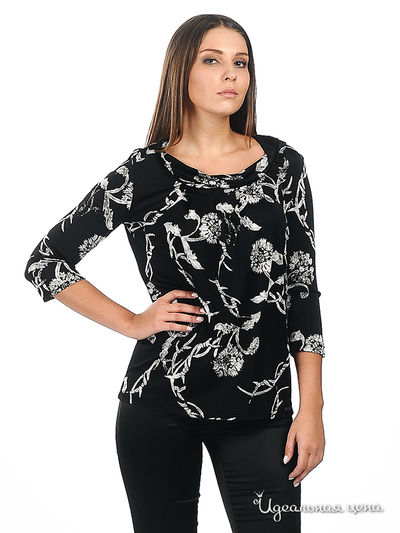 Блуза Galliano&Cavali, цвет цвет черный / белый