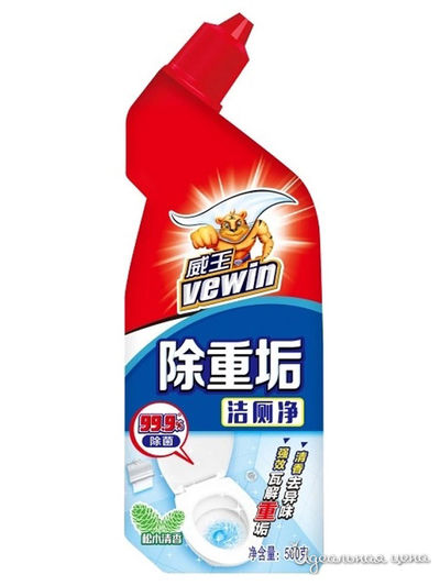 Средство для сильно загрязненных унитазов, 500 мл, VEWIN