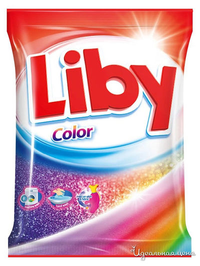 Стиральный порошок Color, мягкая упаковка, 200 г, Liby